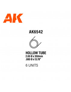 Hollow round polystyrene pipe 2