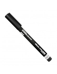 Rotulador acrilico color negro goma para modelismo