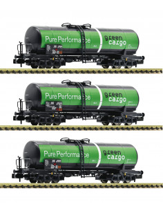 Tank wagons GREEN CARGO Ermewa SJ Ep VI N