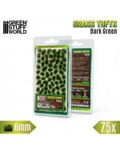 Matas Cesped Tufts 6 mm Verde Oscuro