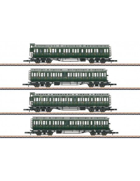 Set coches de viajeros prusianos DB Ep III Z