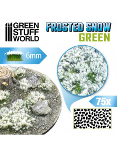 Shrubs TUFTS 6mm FROSTED SNOW GREEN