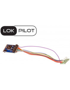 Decoder LokPilot V5.0 de 8 pins Multiprotocolo