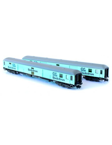 Set 2 Furgones Renfe DD-8100 Radiotren