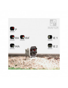 Mono bajo de 4 aspectos maniobras Izquierda HO