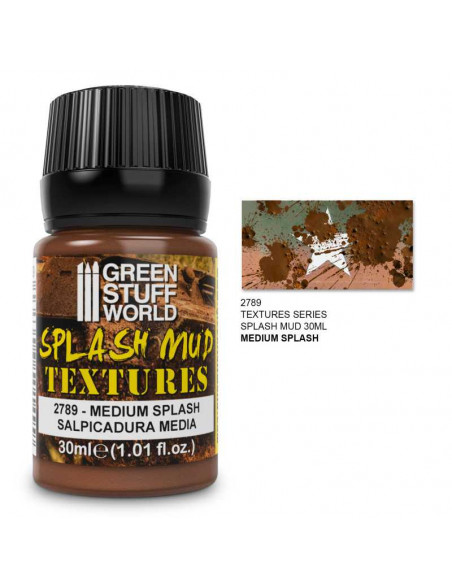 Splash Mud Textures - MEDIUM BROWN 30ml