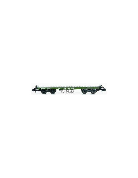 Plataforma SE de CM de bogies sin garita Ep II N