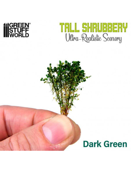 Tall Shrubbery Dark Green