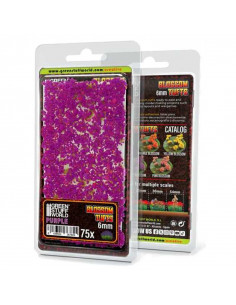 Matas con Flor Tufts 6mm Flores Violetas