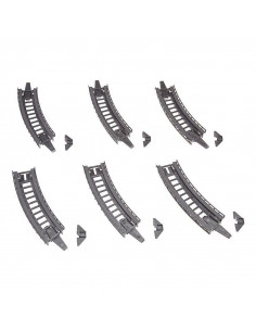 6 track beds curved N 2