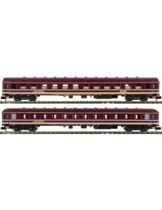 Set passenger cars Reisezugwagen Euro-Express Ep VI N