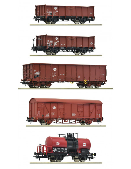 Set MAV freight wagons Ep IV HO