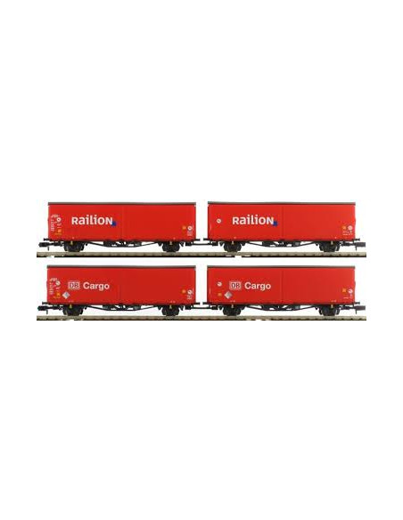 Set vagones RAILION DB Cargo Hirrs-tt 325 Ep VI N