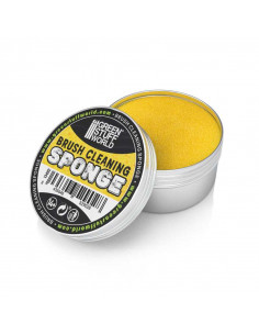 Brush cleaning sponge
