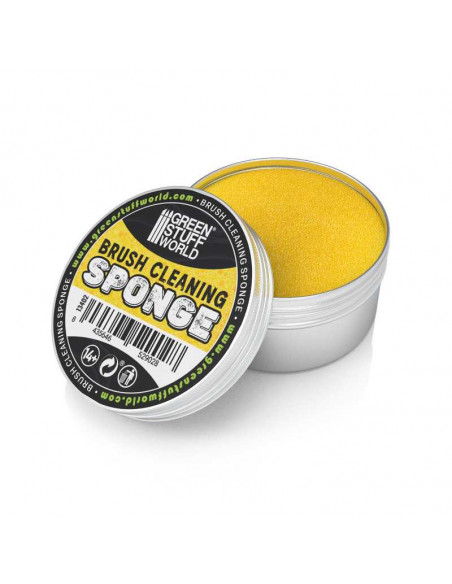 Brush cleaning sponge