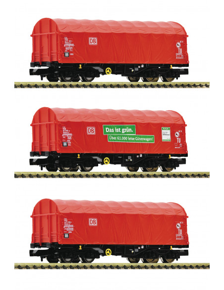 Set Sliding tarpaulin wagons DB AG Ep VI N