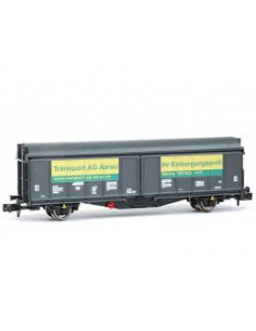 Vagón de paredes correderas de tipo Hbillns Transport AG Aarau Ep VI N