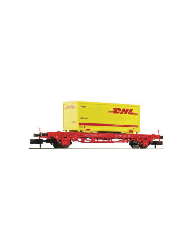 Vagon plataforma DB Cargo DHL Ep V N