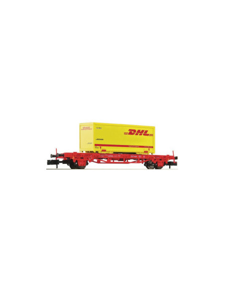 Vagon plataforma DB Cargo DHL Ep V N