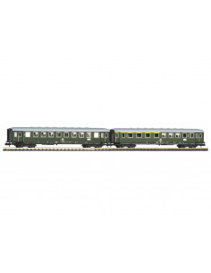 Set of 1st/2nd DB class skirted express coaches + 2nd class Ep IV N