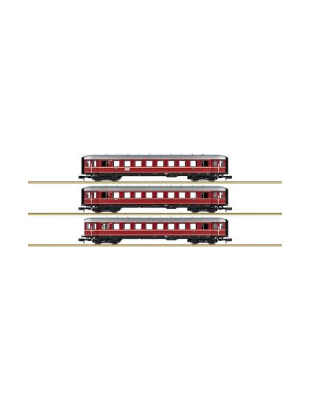 The Red Bamberg Passenger cars set Ep III N