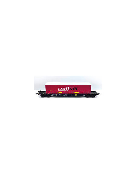Flat container wagon GTS Sgns CROSSRAIL Ep VI HO