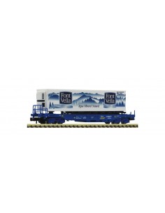 Renfe pocket wagon with semitrailer Font Vella Ep V N