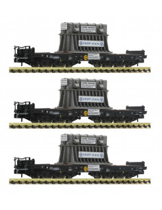 copy of Set heavy duty wagons DB Samms loaded Ep IV N