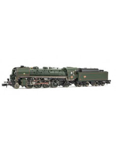 Steam locomotive 141 R 1187 de la SNCF green version Ep III N