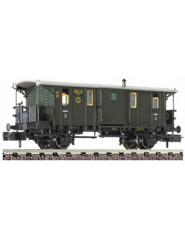 Box goods van with end platform   DRG Ep II N