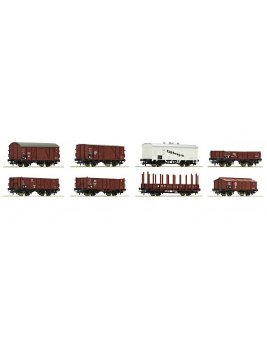 Set freight wagons DRG Ep II HO