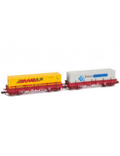 Set Remms wagons SNCF DHL DANZAS EWALSCARGO N
