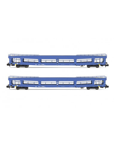 Vagones portacoches DR DDm 916 Ep IV N