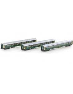 Set coches de viajeros SBB con luz interior N