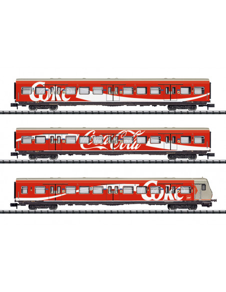 Set passenger cars S-Bahn Coca Cola DCC Ep V N