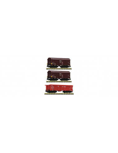 3 piece set clay transport wagons DB AG Ep V N