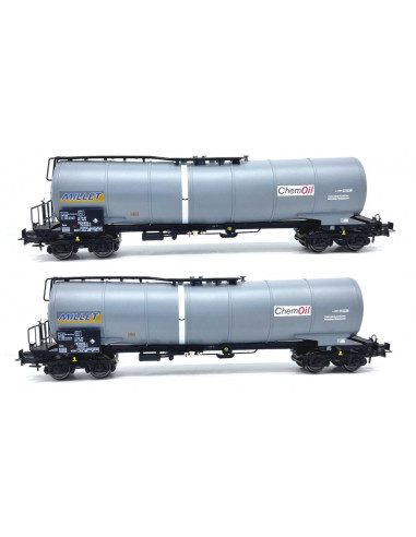 Set tank wagons Millet Chemoil Zacns Ep VI HO