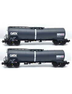Set tank wagons GATX Chemoil Zacns Ep VI HO