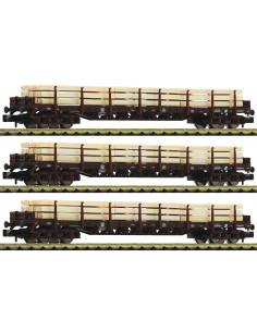 Set vagones OBB transporte de madera Rs Ep IV N