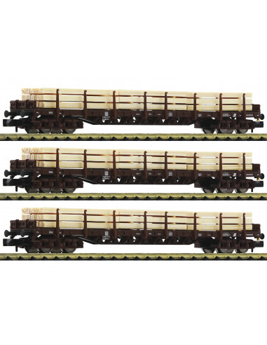 Set vagones OBB transporte de madera Rs Ep IV N