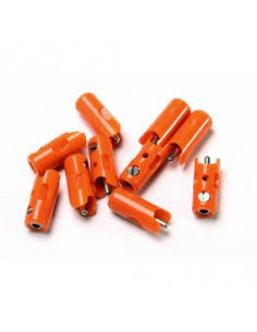 Bolsa con 10 manguitos naranjas