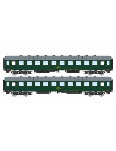 Passenger car CSD Bp Zdice 1 Ep IV HO