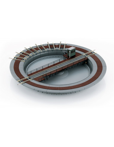 Turntable with 8 track connections N