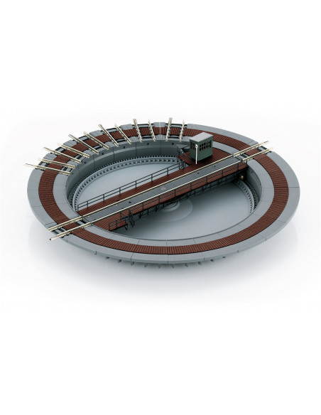 Turntable with 8 track connections N