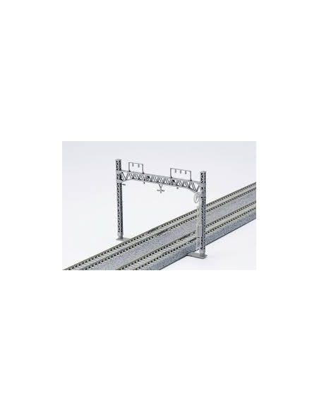 6 N Gauge Double Track Truss Catenary Gantries