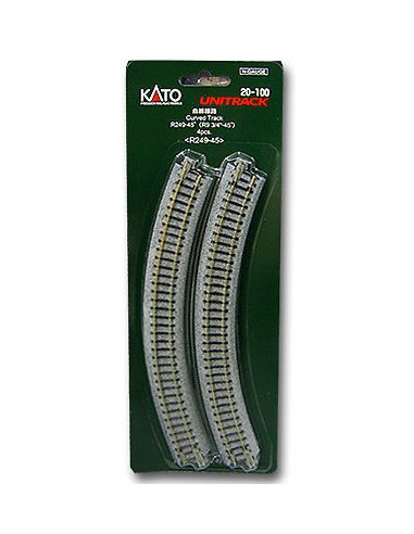 Cuatro tramos via Curva 249 mm 45º N