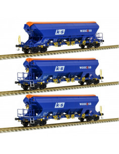 Set Wascosa hopper wagons Tanpps Ep VI HO