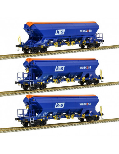 Set Wascosa hopper wagons Tanpps Ep VI HO