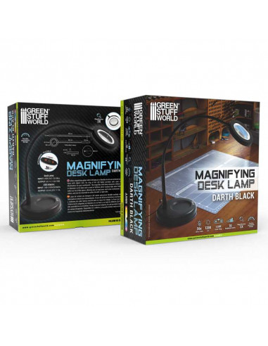 Lampara con lupa Darth Black
