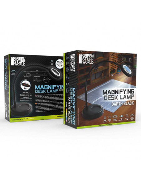 Lampara con lupa Darth Black